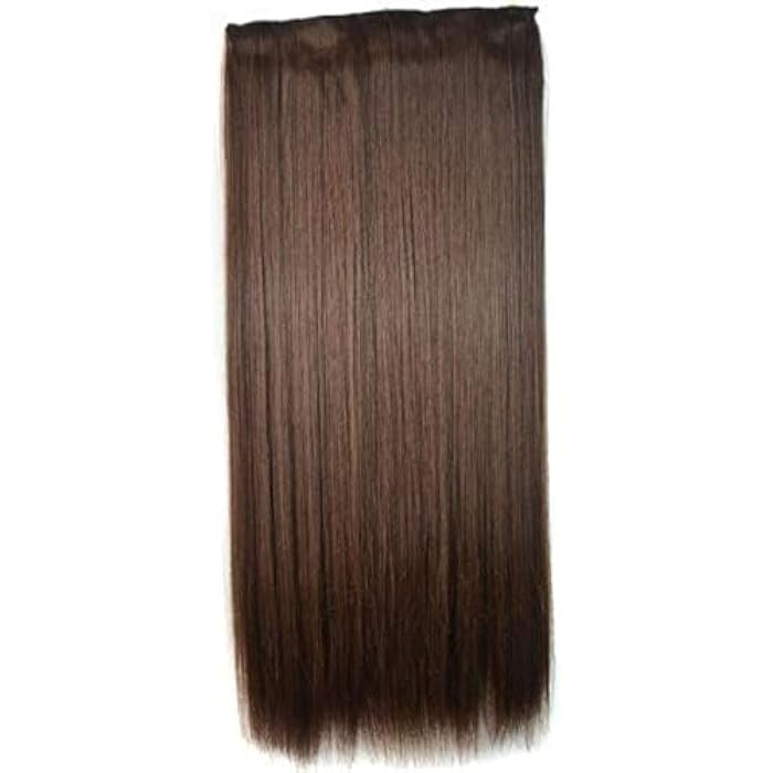 DILLARDS Long Straight Hair 60Cm Extension Synthetic Wig For Women-S, 2724641842154(One Year Gurantee) (One Year Warranty) - Image 2